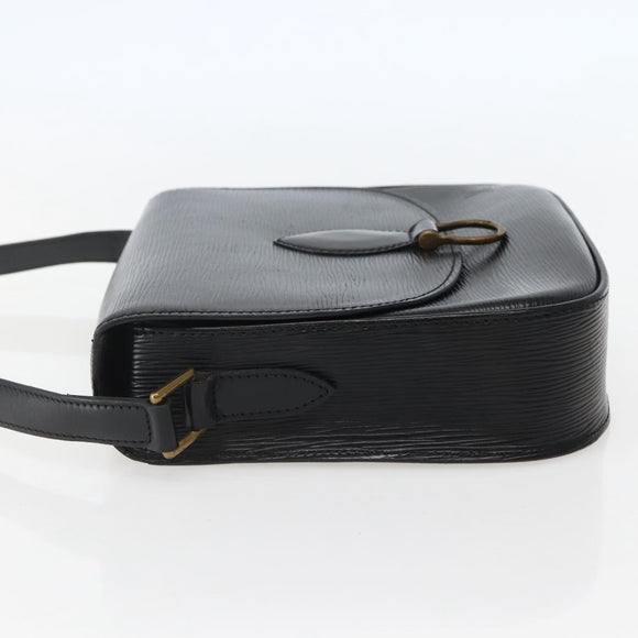 LOUIS VUITTON Epi Monogram Saint Cloud GM Bag Black Noir M52192 LV Auth 144110