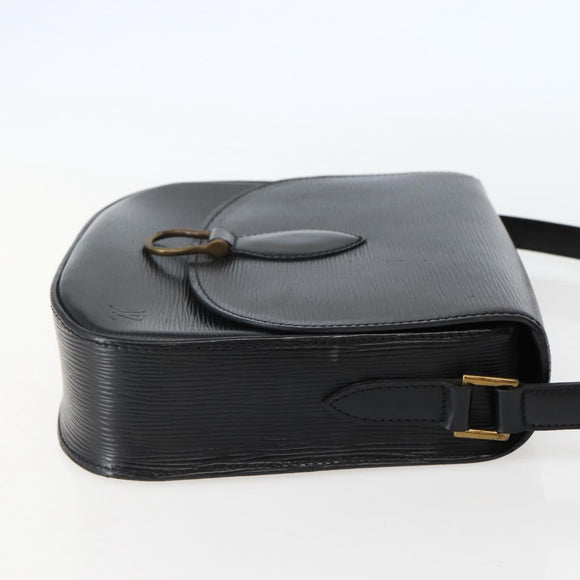 LOUIS VUITTON Epi Monogram Saint Cloud GM Bag Black Noir M52192 LV Auth 144110