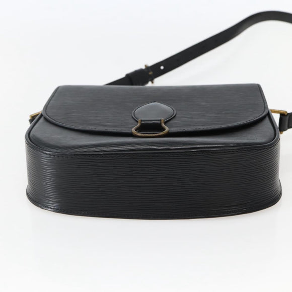 LOUIS VUITTON Epi Monogram Saint Cloud GM Bag Black Noir M52192 LV Auth 144110