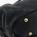 LOUIS VUITTON Monogram Mahina XS Shoulder Bag Black M95660 LV Auth 144112-13