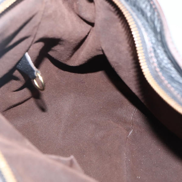 LOUIS VUITTON Monogram Mahina XS Shoulder Bag Black M95660 LV Auth 144112