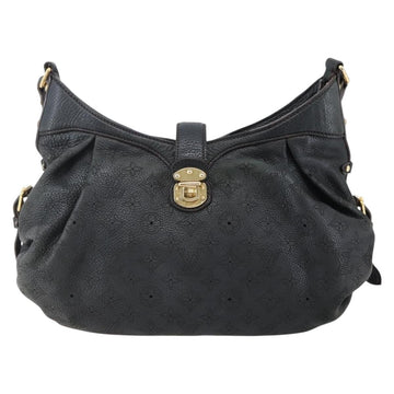 LOUIS VUITTON Monogram Mahina XS Shoulder Bag Black M95660 LV Auth 144112 - 0