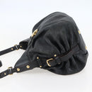 LOUIS VUITTON Monogram Mahina XS Shoulder Bag Black M95660 LV Auth 144112-4