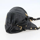 LOUIS VUITTON Monogram Mahina XS Shoulder Bag Black M95660 LV Auth 144112-5