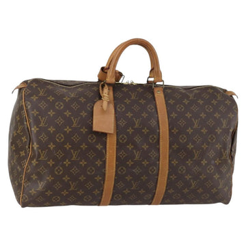 LOUIS VUITTON Monogram Keepall 55 Boston Bag M41424 LV Auth 144117