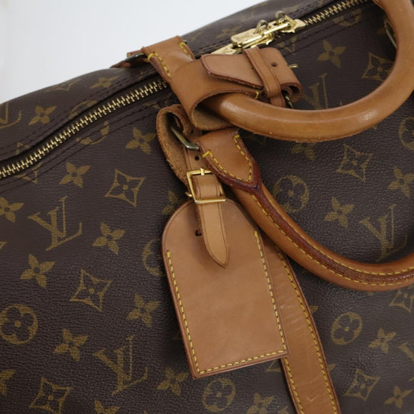 LOUIS VUITTON Monogram Keepall 55 Boston Bag M41424 LV Auth 144117