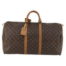 LOUIS VUITTON Monogram Keepall 55 Boston Bag M41424 LV Auth 144117-2