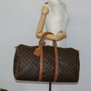 LOUIS VUITTON Monogram Keepall 55 Boston Bag M41424 LV Auth 144117-22