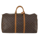 LOUIS VUITTON Monogram Keepall 55 Boston Bag M41424 LV Auth 144117-3