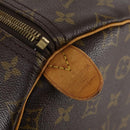 LOUIS VUITTON Monogram Keepall 55 Boston Bag M41424 LV Auth 144118-18
