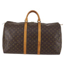 LOUIS VUITTON Monogram Keepall 55 Boston Bag M41424 LV Auth 144118-2