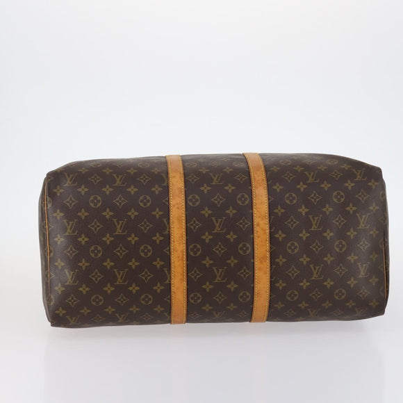 LOUIS VUITTON Monogram Keepall 55 Boston Bag M41424 LV Auth 144118