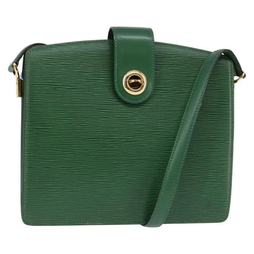 LOUIS VUITTON Epi Capuchin Shoulder Bag Green M52344 LV Auth 144120