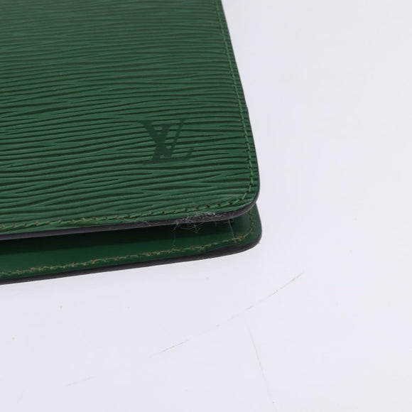 LOUIS VUITTON Epi Capuchin Shoulder Bag Green M52344 LV Auth 144120