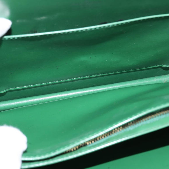 LOUIS VUITTON Epi Capuchin Shoulder Bag Green M52344 LV Auth 144120