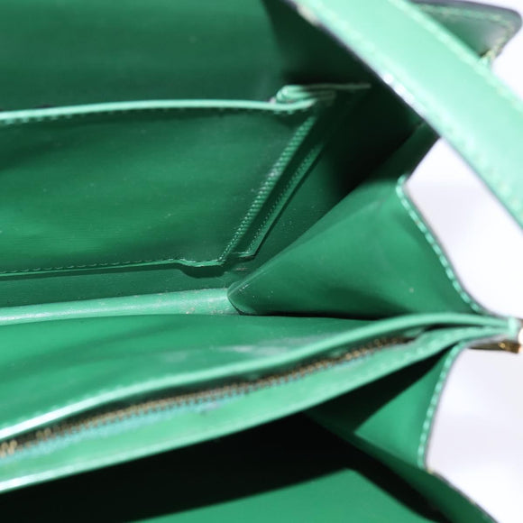 LOUIS VUITTON Epi Capuchin Shoulder Bag Green M52344 LV Auth 144120