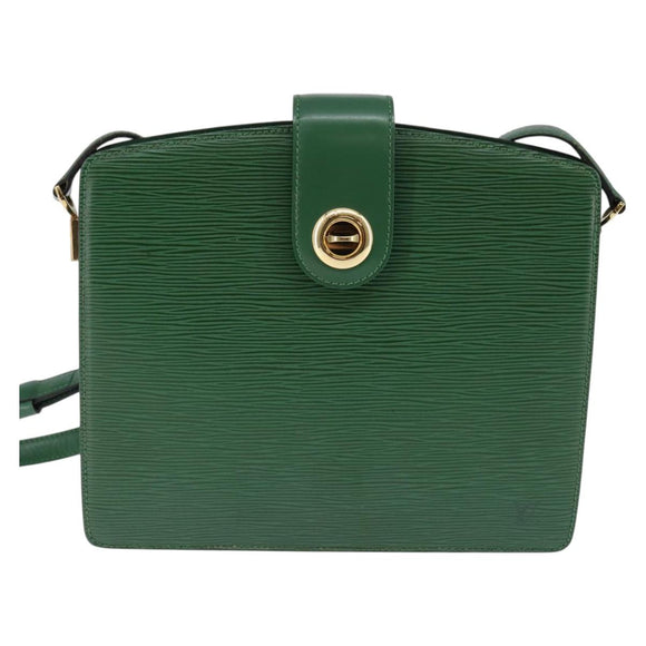 LOUIS VUITTON Epi Capuchin Shoulder Bag Green M52344 LV Auth 144120