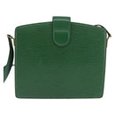 LOUIS VUITTON Epi Capuchin Shoulder Bag Green M52344 LV Auth 144120-2