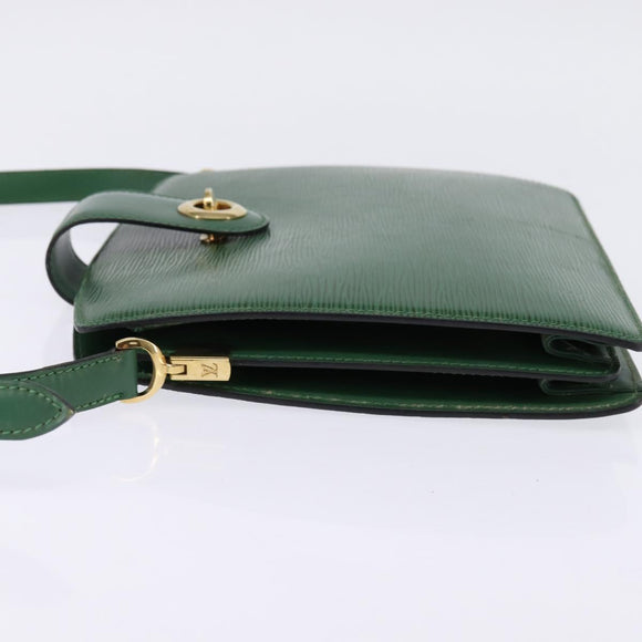 LOUIS VUITTON Epi Capuchin Shoulder Bag Green M52344 LV Auth 144120