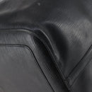 LOUIS VUITTON Epi Keepall 55 Boston Bag Noir Black M42952 LV Auth 144122-11