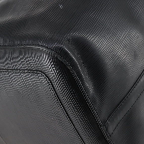 LOUIS VUITTON Epi Keepall 55 Boston Bag Noir Black M42952 LV Auth 144122