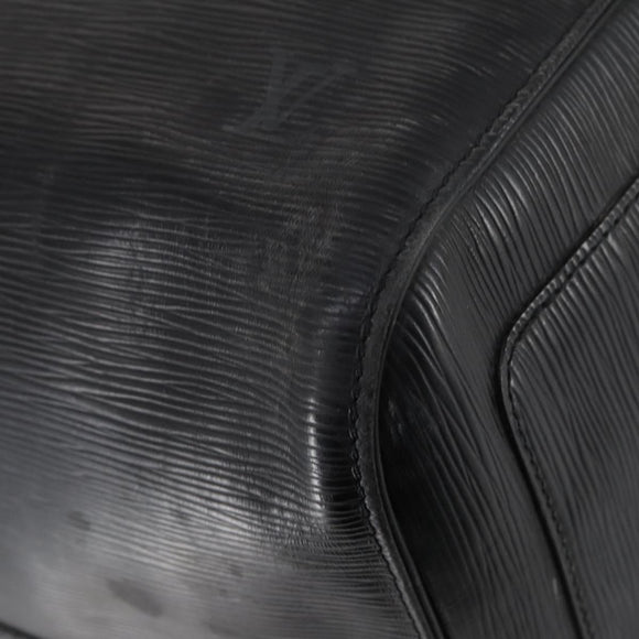 LOUIS VUITTON Epi Keepall 55 Boston Bag Noir Black M42952 LV Auth 144122