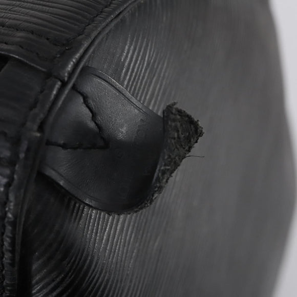 LOUIS VUITTON Epi Keepall 55 Boston Bag Noir Black M42952 LV Auth 144122