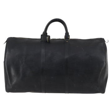 LOUIS VUITTON Epi Keepall 55 Boston Bag Noir Black M42952 LV Auth 144122 - 0