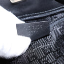 GUCCI Tote Bag Leather Black Gold 002 1053 3754 Auth 144129-19