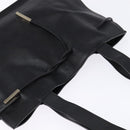 GUCCI Tote Bag Leather Black Gold 002 1053 3754 Auth 144129-6