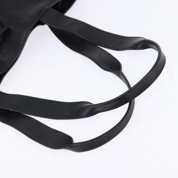 GUCCI Tote Bag Leather Black Gold 002 1053 3754 Auth 144129