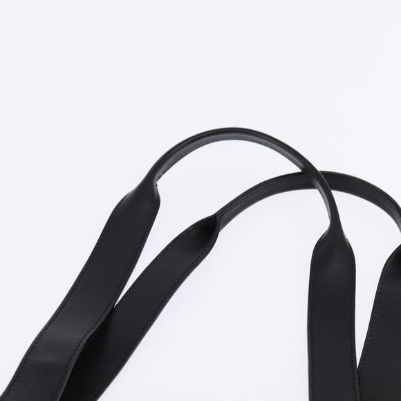 GUCCI Tote Bag Leather Black Gold 002 1053 3754 Auth 144129