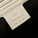 GUCCI GG Canvas Guccissima Tote Bag Leather White Gold 145993 Auth 144130-17