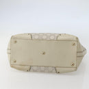 GUCCI GG Canvas Guccissima Tote Bag Leather White Gold 145993 Auth 144130-5