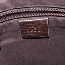 GUCCI GG Supreme Shoulder Bag PVC Beige Silver 141626 Auth 144131-15