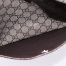 GUCCI GG Supreme Shoulder Bag PVC Beige Silver 141626 Auth 144131-11