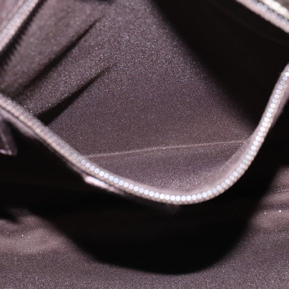 GUCCI GG Supreme Shoulder Bag PVC Beige Silver 141626 Auth 144131