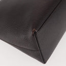 GUCCI Bamboo Shoulder Bag Leather Dark Brown Gold 001 3008 Auth 144134-12