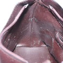 GUCCI Bamboo Shoulder Bag Leather Dark Brown Gold 001 3008 Auth 144134-19