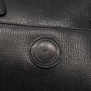 GUCCI Hand Bag Leather Black Gold Auth 144139-15