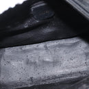 GUCCI Hand Bag Leather Black Gold Auth 144139-17