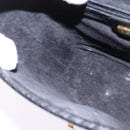 GUCCI Interlocking Shoulder Bag Leather Black Gold 001 33 0998 Auth 144140-19