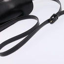 GUCCI Interlocking Shoulder Bag Leather Black Gold 001 33 0998 Auth 144140-7