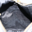 FENDI Pecan Canvas Boston Bag PVC Black Brown Auth 144142-21