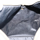 FENDI Pecan Canvas Boston Bag PVC Black Brown Auth 144142-22