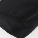 PRADA Hand Bag Nylon Black Silver Auth 144143-16