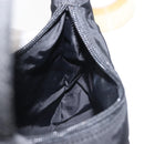 PRADA Hand Bag Nylon Black Silver Auth 144143-21
