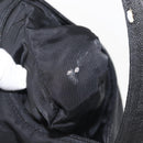 PRADA Hand Bag Nylon Black Silver Auth 144143-11