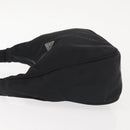 PRADA Hand Bag Nylon Black Silver Auth 144143-4