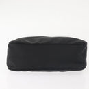 PRADA Hand Bag Nylon Black Silver Auth 144143-5